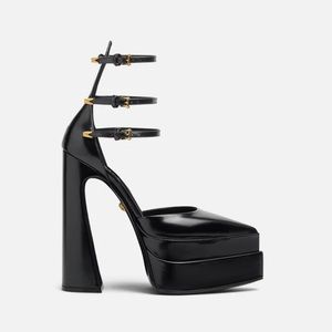 Versace aevitas black platforms